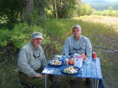 Lunch on the Stream
