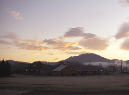 Beautiful morning in Townsend, Tennessee
