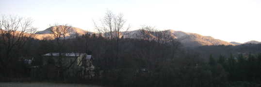 Snow Covered Mountains in the Great Smoky Mountains December 8, 2011