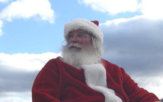Santa Clause at the Townsend Christmas Parade 2011