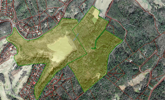 Laurel Lake Boundary Map
