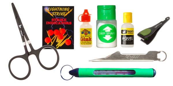 Assortment of Fly Fishing Accessories