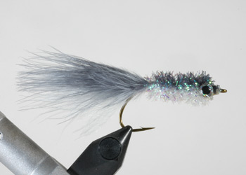 Fly Tied with Pearl Chenille