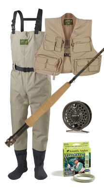 Collection of Fly Fishing Gear