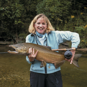 Paula with King Salmon