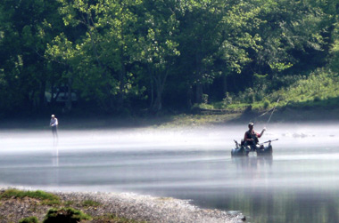 Anglers in Clinch River