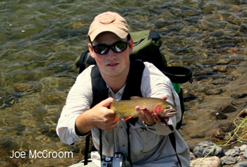 Joe with a Trout