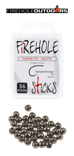 A Box of Firehole Hooks and a Pile of Beads